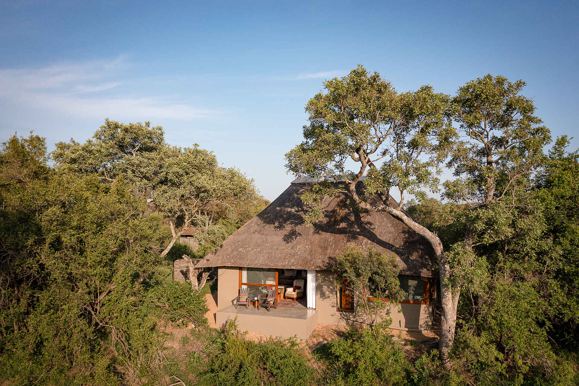 Kambaku River Sands: Blick auf eine Gästesuite Kambaku River Sands: Blick auf eine Gästesuite