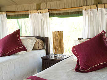Kasaka River Lodge: Zwei Einzelbetten Kasaka River Lodge: Zwei Einzelbetten