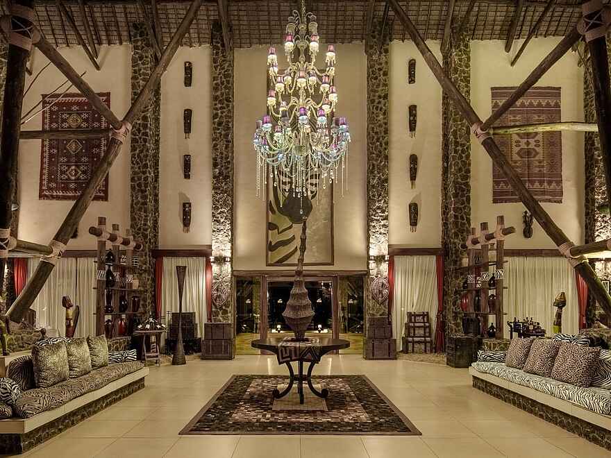 Lake Manyara Kilimamoja Lodge: Empfangshalle Lake Manyara Kilimamoja Lodge: Empfangshalle