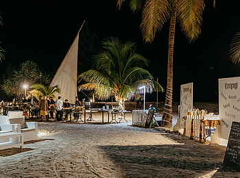 LUX Marijani: Dinner am Strand