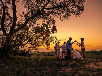 Cheetah Plains: Sundowner Stopp Cheetah Plains: Sundowner Stopp