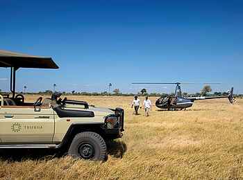 Camp Tawana: Helikopterflug Camp Tawana: Helikopterflug