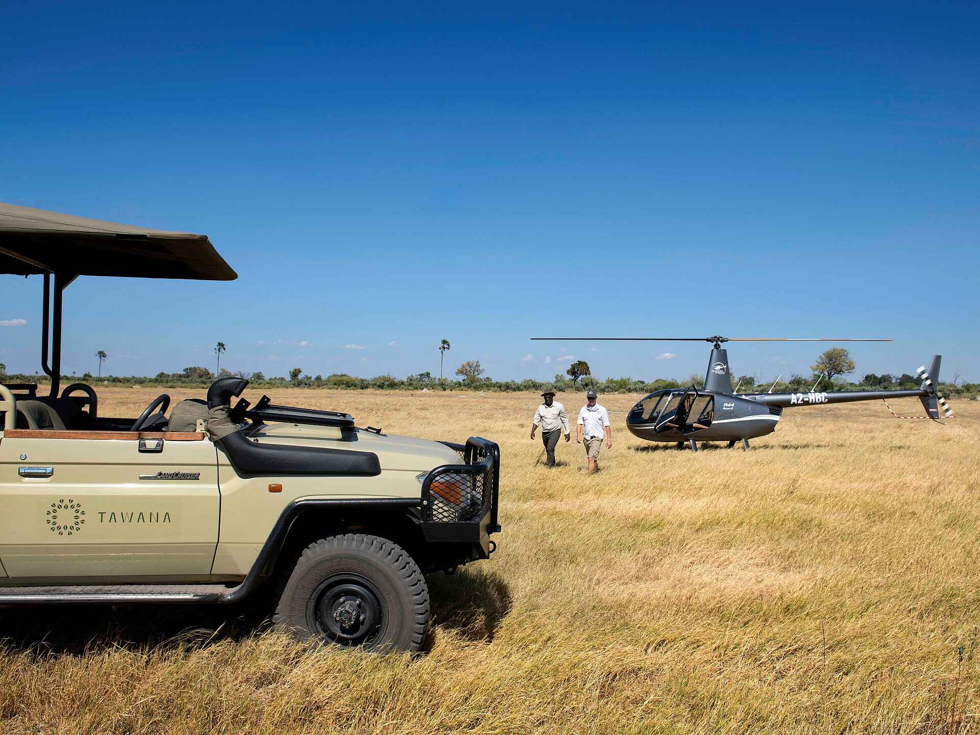 Camp Tawana: Helikopterflug