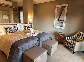 Chobe Bush Lodge: Chalet von innen Chobe Bush Lodge: Chalet von innen