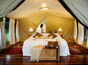 Karen Blixen Camp: Gästezeltinterieur Karen Blixen Camp: Gästezeltinterieur