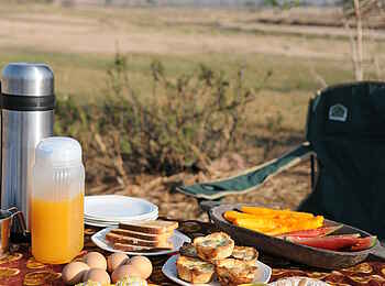 Mwagusi Safari Camp: Frühstück
