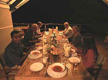 Kavinga Safari Camp: Dinner Kavinga Safari Camp: Dinner