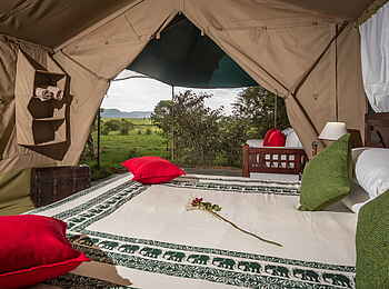 Losokwan Camp: Schlafzimmer im Familienzelt