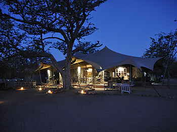 Malansrus Tented Camp: Abendstimmung