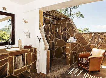 Beho Beho Camp: Bailey's Banda Badezimmer