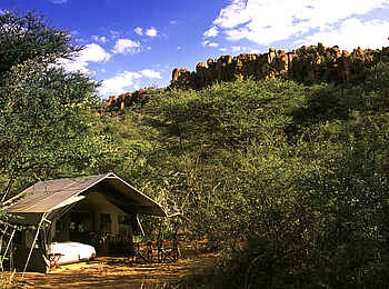 Chobe under Canvas: Zeltansicht