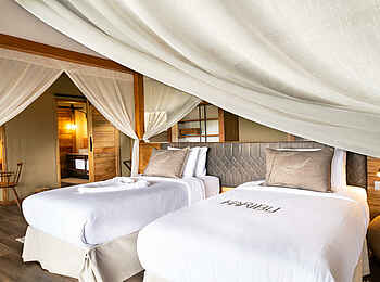 Lemala Mpingo Ridge Lodge: Zweibettzimmer Lemala Mpingo Ridge Lodge: Zweibettzimmer