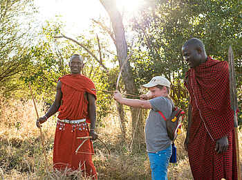Lemala Nanyukie Lodge: Kinder Aktivitäten mit den Masai Lemala Nanyukie Lodge: Kinder Aktivitäten mit den Masai