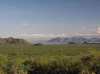Saruni Samburu: Ausblick von der Lodge