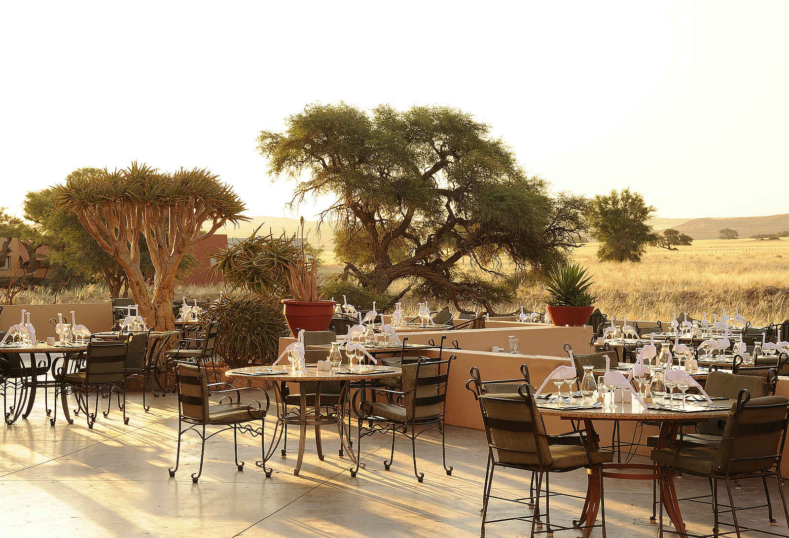 Sossusvlei Lodge: Panoramablick Sossusvlei Lodge: Panoramablick