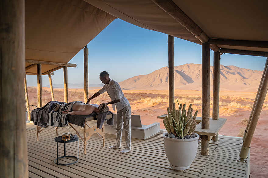 Wolwedans Dune Camp: Massage Wolwedans Dune Camp: Massage