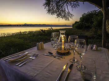 Kuthengo Camp: Privates Dinner Kuthengo Camp: Privates Dinner