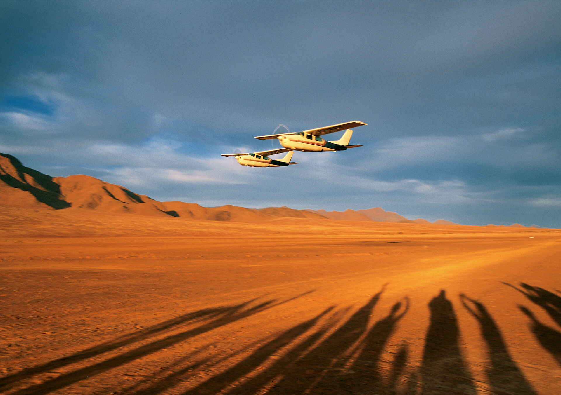 Namib Rand Nature Reserve: Vorbeiflug Namib Rand Nature Reserve: Vorbeiflug