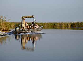 Nxabega Okavango Tented Camp: Bootsfahrt