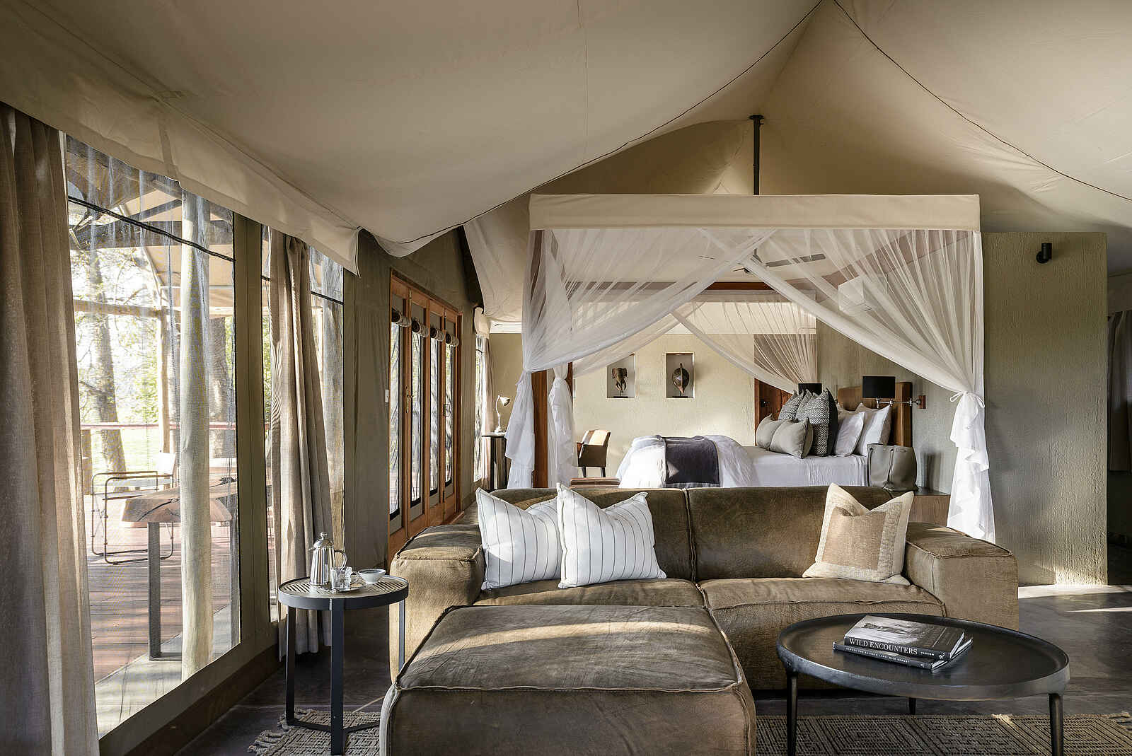 Sanguni Safari Lodge: Directors Zelt Sanguni Safari Lodge: Directors Zelt