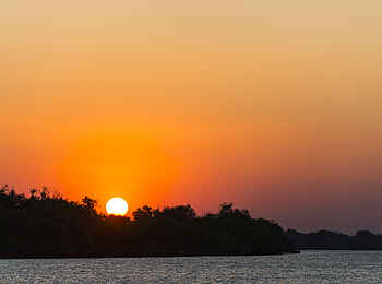 David Livingstone Safari Lodge: Sonnenuntergang David Livingstone Safari Lodge: Sonnenuntergang