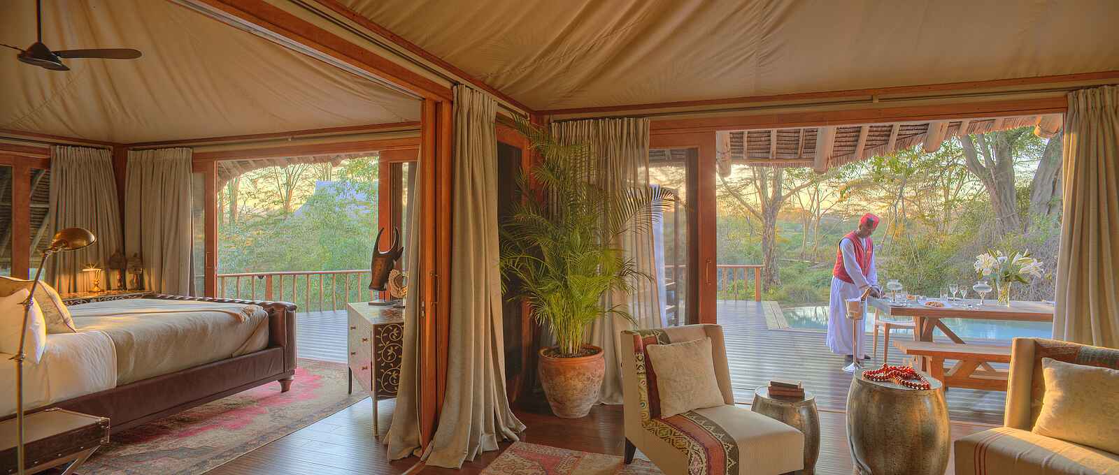 Finch Hattons: Blick nach draußen Finch Hattons: Blick nach draußen