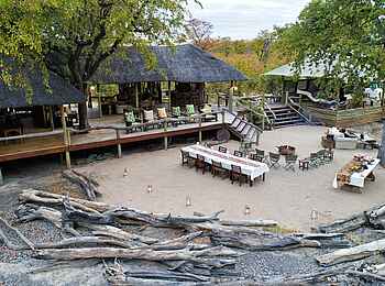 Elephant Pan Camp: Der Zentralbereich Elephant Pan Camp: Der Zentralbereich