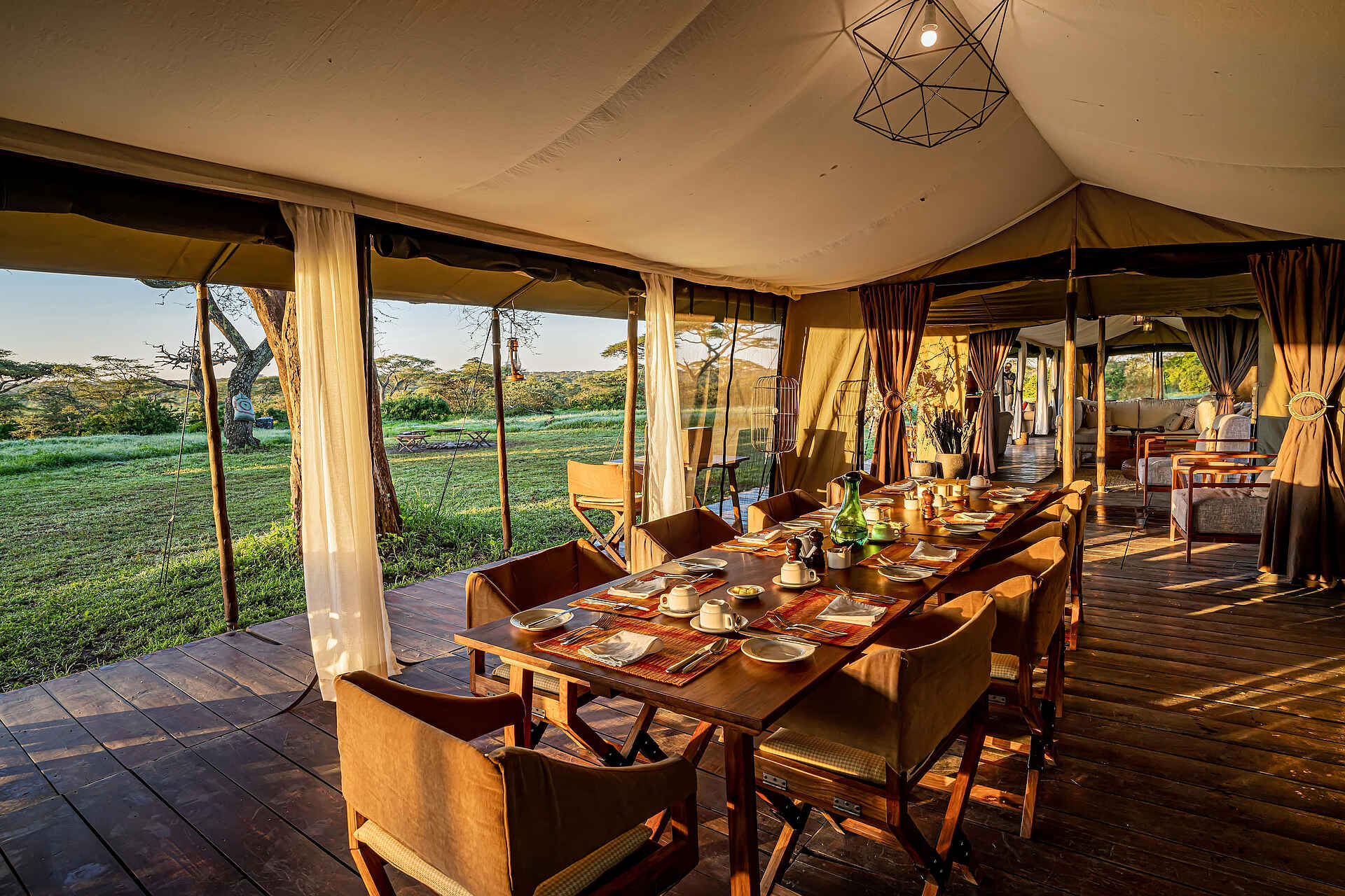 Lemala Mara Tented Camp: Speisezelt
