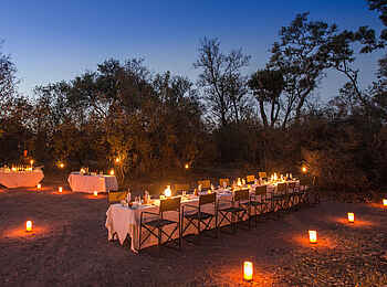 Machaba Camp: Dinner