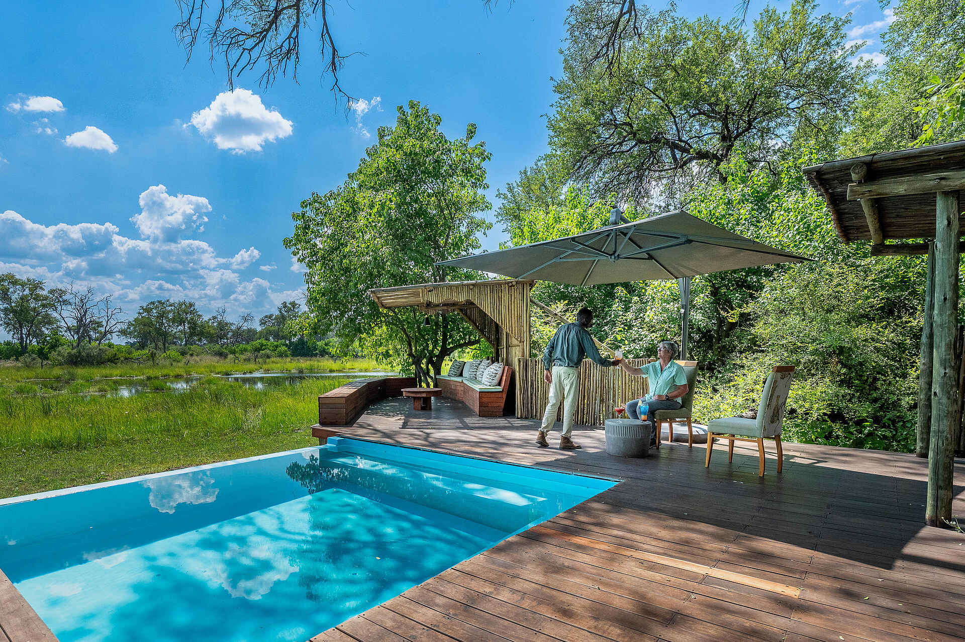 Saguni Safari Lodge: Am Pool Saguni Safari Lodge: Am Pool