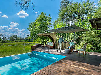 Saguni Safari Lodge: Am Pool Saguni Safari Lodge: Am Pool