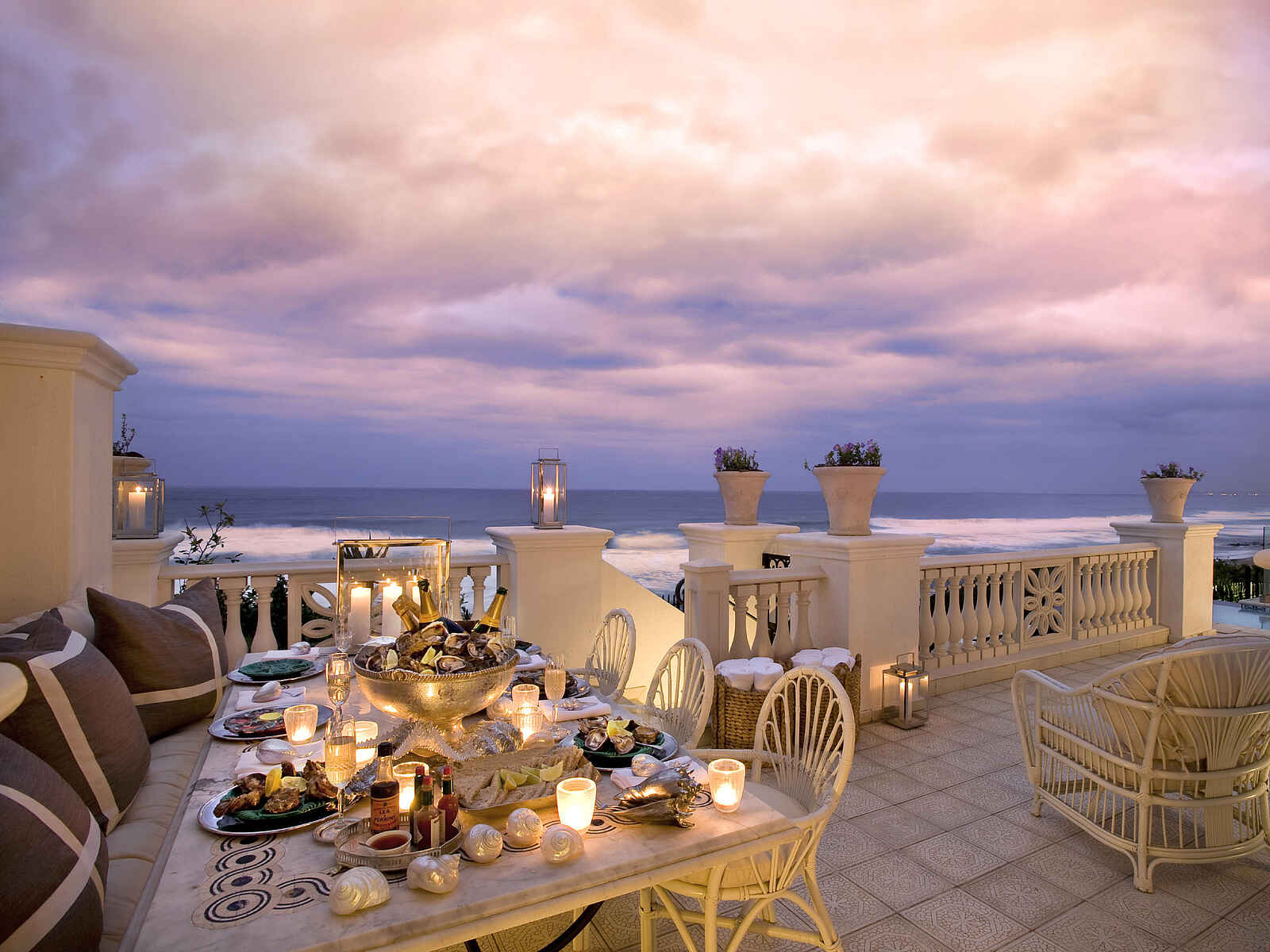 The Oyster Box: Dining-Bereich der Presidental Suite The Oyster Box: Dining-Bereich der Presidental Suite