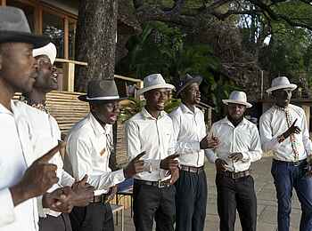 Tongabezi Lodge: Abendprogramm