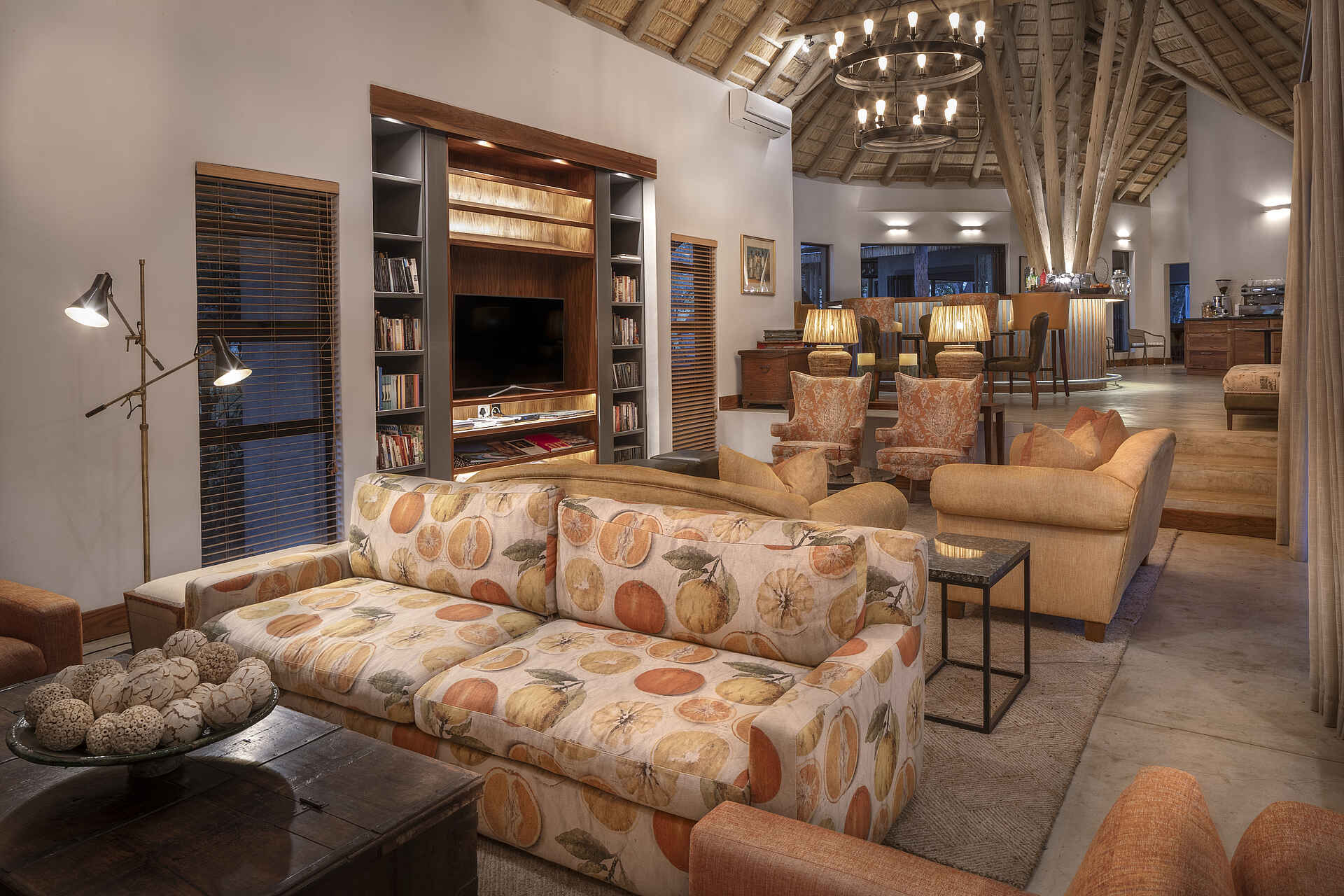 Simbavati Camp George: Die Lounge und Bar