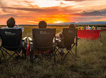 Soroi Mara Bush Camp: Sonneuntergang genießen