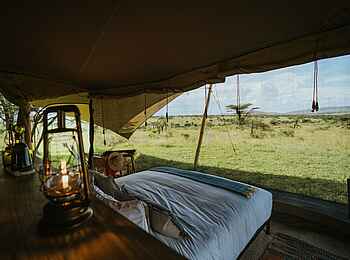 Wilderness Usawa Serengeti: Blick aus einem Gästezelt Wilderness Usawa Serengeti: Blick aus einem Gästezelt