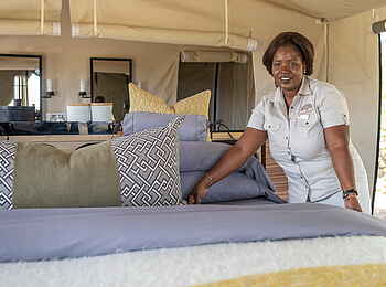 Gomoti Private Camp: Zimmerservice