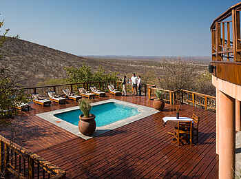 Etosha Mountain Lodge: Der Pool