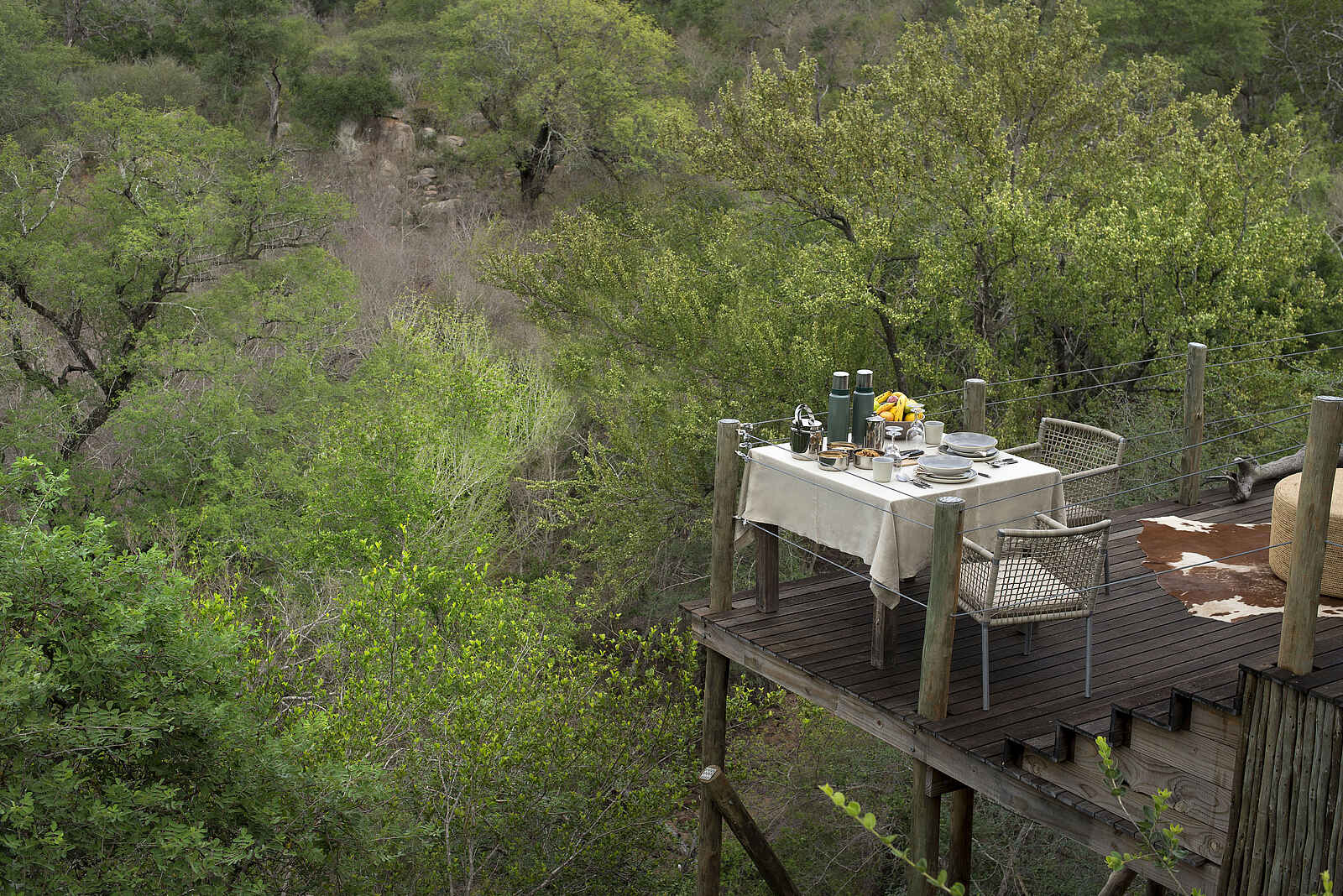 Lion Sands Kingston Treehouse: Esstisch Lion Sands Kingston Treehouse: Esstisch