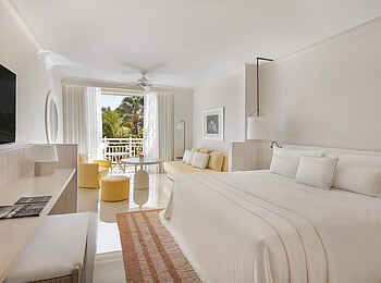 LUX Belle Mare: Blick in eine Junior Suite LUX Belle Mare: Blick in eine Junior Suite