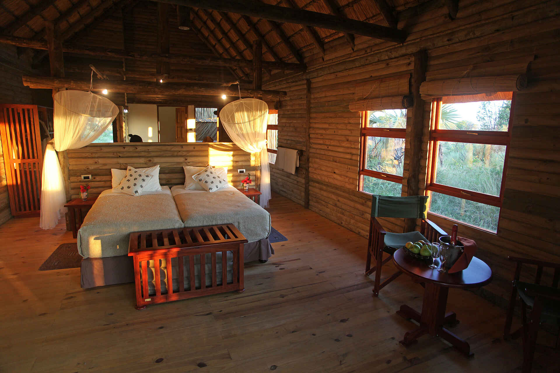 Kalahari, Nata, Nata Bird Sanctuary, Nata Lodge, Under One Botswana Sky, Doppelbett, Makgadikgadi-Senke