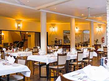 Nkosi Guest Lodge: Das Restaurant