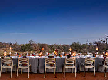 The Royal Madikwe: Outside dining