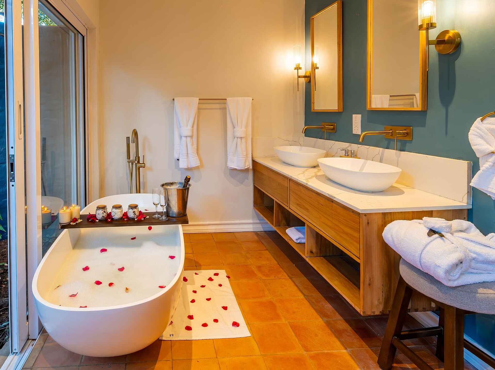 Shongwe Samanzi Lodge: Cabana Badewanne Shongwe Samanzi Lodge: Cabana Badewanne