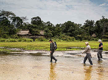 Lango Camp: Ankunft im Camp Lango Camp: Ankunft im Camp