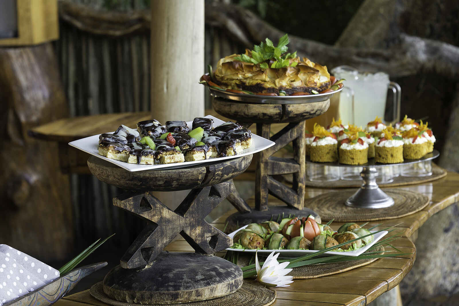 Jacana Camp: Dinnerbuffet Jacana Camp: Dinnerbuffet