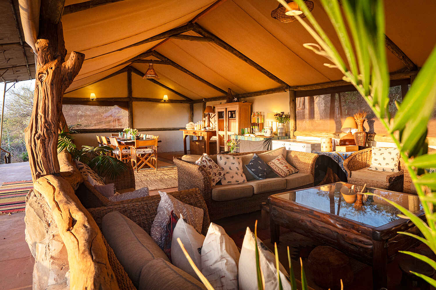 Laikipia Wilderness Main Camp: Der Zentralbereich