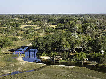 Little Tubu: Zentralbereich aus der Luft Little Tubu: Zentralbereich aus der Luft