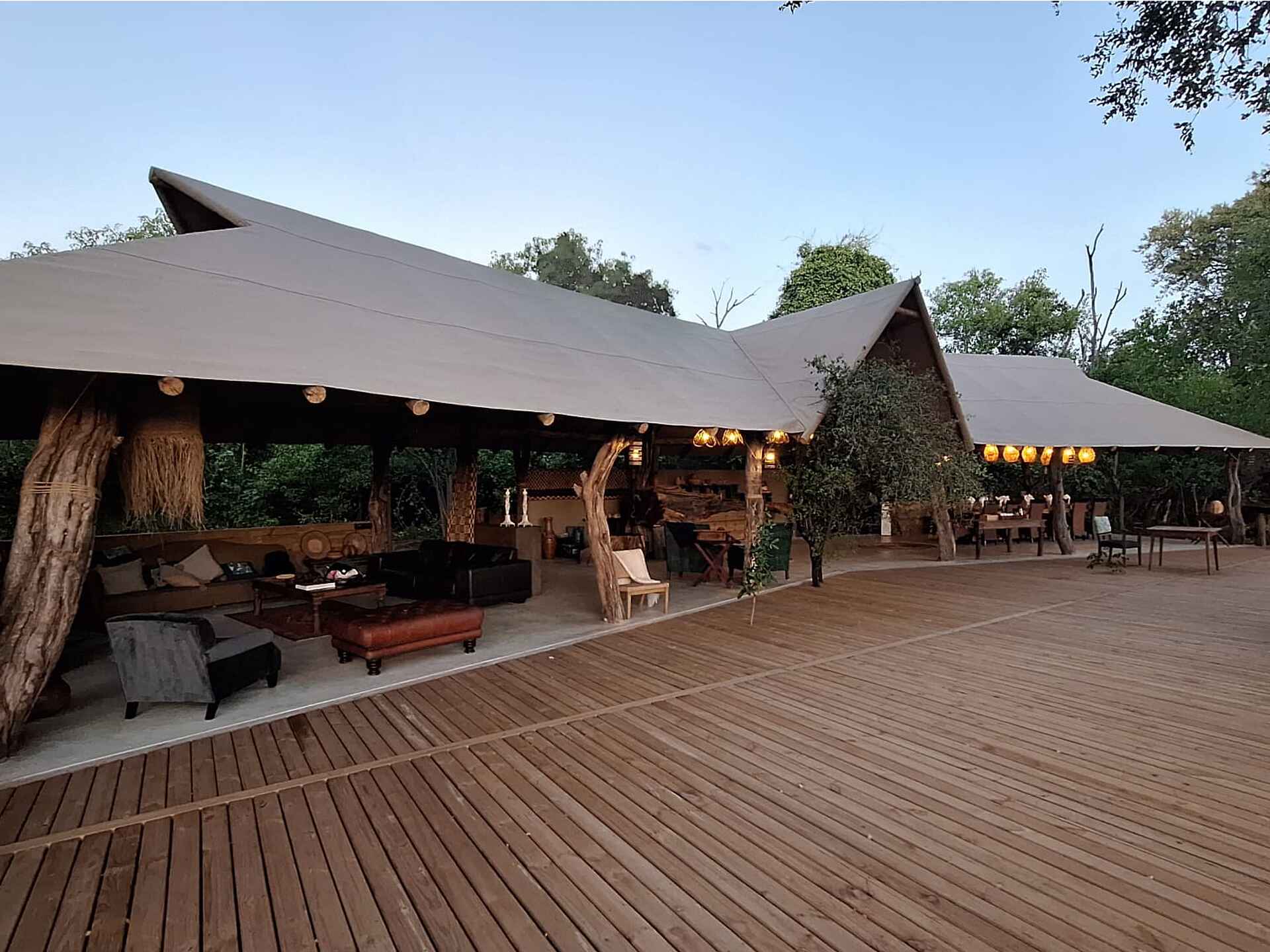 MmaTsebe Tented Camp: Zentralbereich