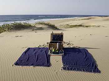 Rocktail Beach Camp: Strand-Picknick